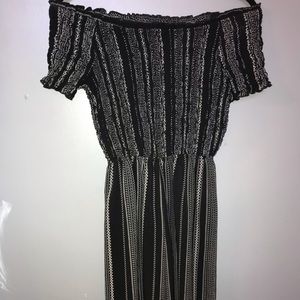 Off the shoulder jumpsuit